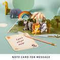 Load image into Gallery viewer, New Baby Shower Pop Up Card - image of notecard for message