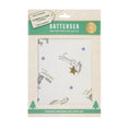 Load image into Gallery viewer, Christmas Battersea Cats Gift Wrapping Paper Set of 4 sheets - close up image of pack