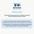 Load image into Gallery viewer, Battersea Dogs & Cats Home Christmas Gift Bag - Medium Sized - Legal disclaimer - produced by Cardology under official license from Battersea Dogs & Cats Home