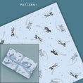 Load image into Gallery viewer, Battersea Dogs & Cats Home Charity Dogs Gift Wrapping Paper Pack of 4 - image of pattern 1 of gift wrap pack