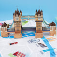 Load image into Gallery viewer, Tower Bridge Pop Up Card by Cardology - lifestyle image of london 3d card