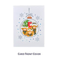 Load image into Gallery viewer, Christmas Highland Cow Pop Up Card