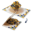 Load image into Gallery viewer, Cardology daffodils 3d greeting card - closing image