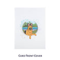 Load image into Gallery viewer, German Shepherd Pop Up Card For Birthday Card by Cardology - image of card front cover