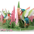 Load image into Gallery viewer, Cardology Hummingbirds 3D Greeting Card for Mothers Day and Birthday Cards for Her - close up image
