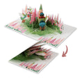 Load image into Gallery viewer, Cardology Hummingbirds 3D Greeting Card for Mothers Day and Birthday Cards for Her - closing image
