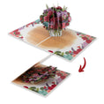 Load image into Gallery viewer, Love Bouquet Pop Up Card by Cardology for Valentines Day Cards or Mothers Day Cards - closing image of the card