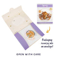 Load image into Gallery viewer, Image of Cardology New Baby Bear Pop Up Card reversible packaging which converts into a beautifully designed envelope
