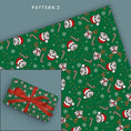 Load image into Gallery viewer, Original Stormtrooper Christmas Gift Wrap Pack of 4 - includes 4 sheets and 4 gift tags - image of pattern 2 of the pack
