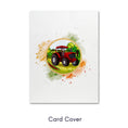 Load image into Gallery viewer, Red Tractor Pop Up Card - Massey Ferguson inspired tractor greeting card - Image of 3D Tractor card front cover image which has a graphic image of a red tractor in the center of the white card