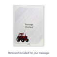 Load image into Gallery viewer, Red Tractor Pop Up Card - Massey Ferguson inspired tractor greeting card - Image of 3D tractor card notecard to write your personal message on