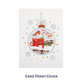 Load image into Gallery viewer, Cardology Robin Pop Up Card for Christmas - image of the card front cover