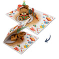 Load image into Gallery viewer, Santa Bear Christmas Pop Up Card by Cardology - closing image of the pop up card