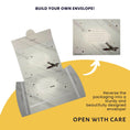 Load image into Gallery viewer, Spitfire Pop Up Card - Image of reversible packaging that folds into an envelope