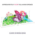 Load image into Gallery viewer, Unicorn Pop Up Card