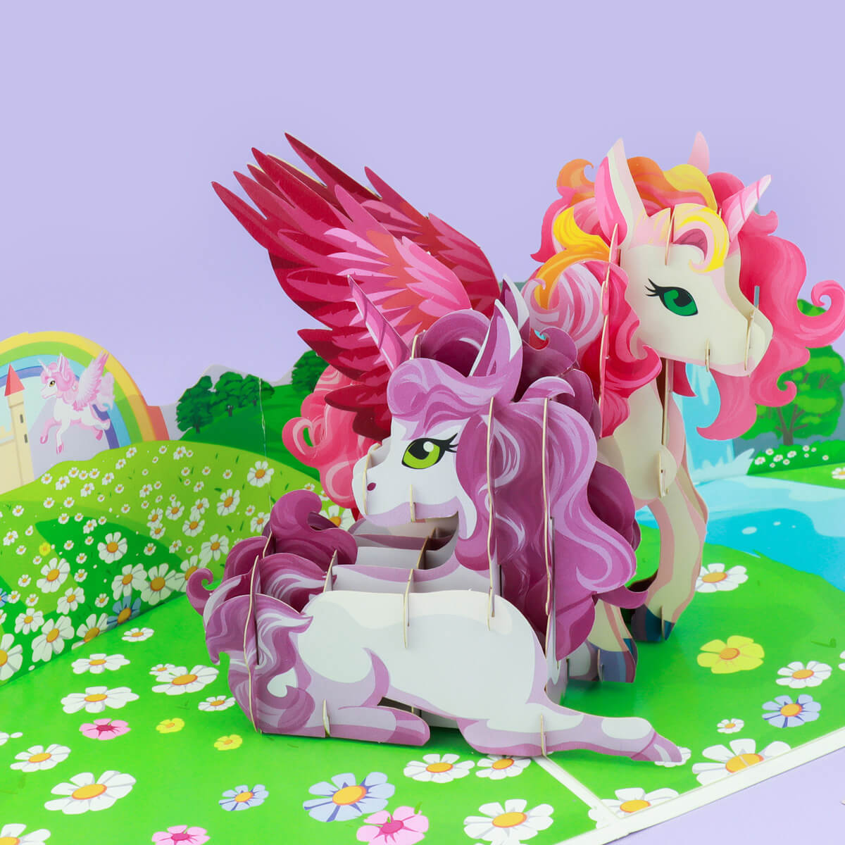 Unicorn Pop Up Card