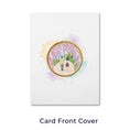 Load image into Gallery viewer, Wisteria 3D Pop Up Card for first anniversary gift and Valentines Day - card front cover