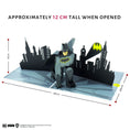 Load image into Gallery viewer, Batman Pop Up Card Dimensions Image - 30cm (l) x 20cm (w) x 12cm (h) when open