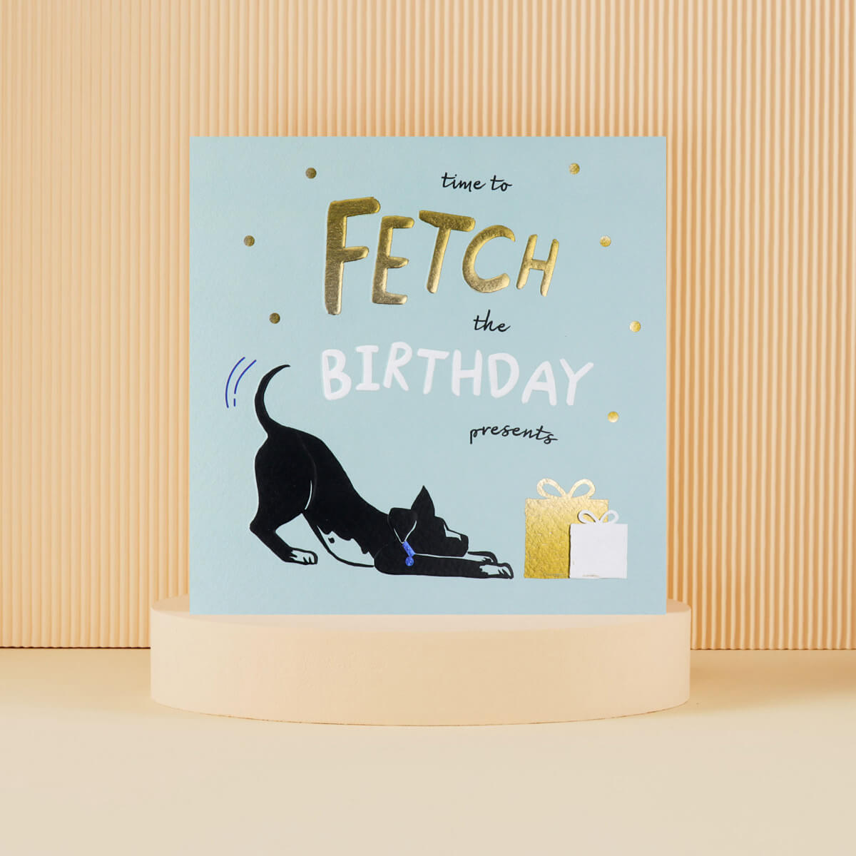 Fetch The Birthday Presents Card