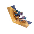 Load image into Gallery viewer, Bethlehem Nativity Pop Up Christmas Card - Half Open at 90 Degrees