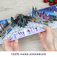 Load image into Gallery viewer, Image of Night Before Christmas Pop Up Card UK held open