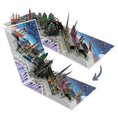 Load image into Gallery viewer, Image of Night Before Christmas Pop Up Card UK on a white background closing