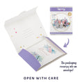 Load image into Gallery viewer, Diamond Wedding Anniversary Card for 60th Wedding Anniversary Gift - reversible packaging which turns into a beautifully designed gifting envelope