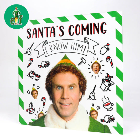 Elf Christmas Cards - Pack Of 4