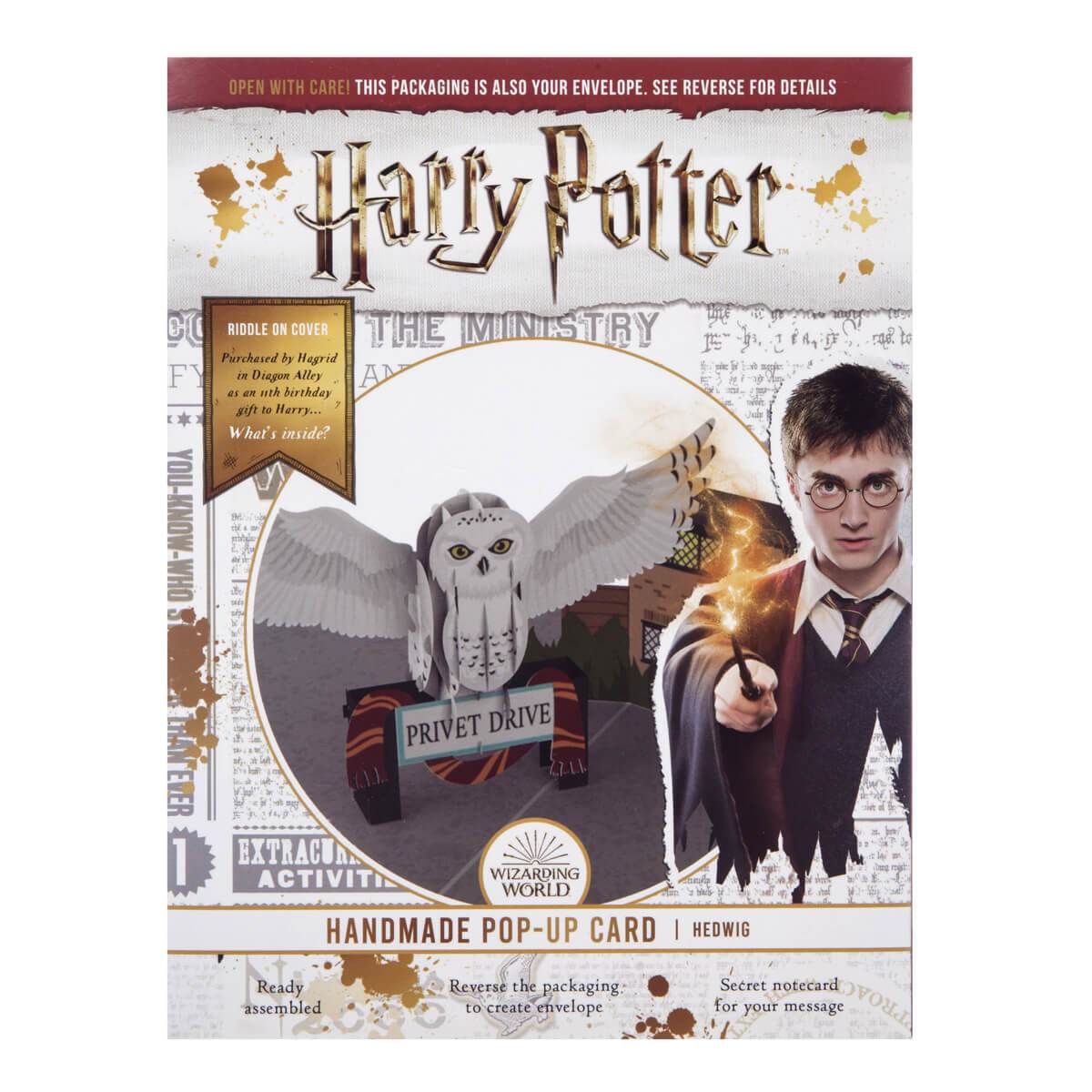 Harry Potter Hedwig Pop Up Card Official Merchandise