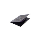 Load image into Gallery viewer, Harry Potter Death Eater Pop Up Card - Harry Potter Dark Arts - Slightly Open 45 Degrees On White Surface