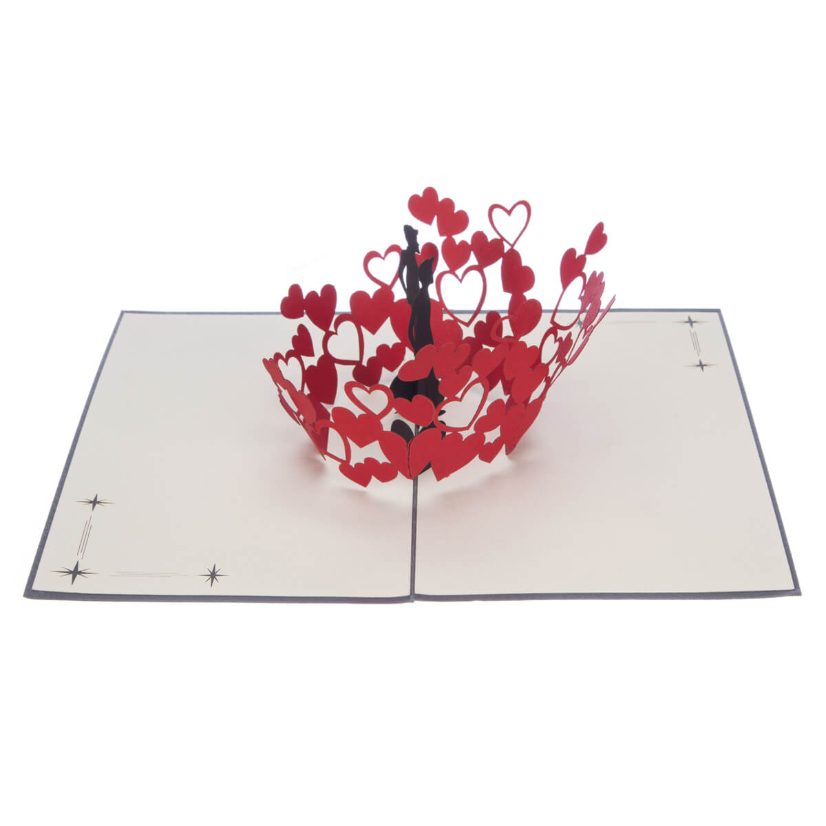 Men Kissing Pop Up Card