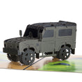 Load image into Gallery viewer, 4x4 Offroad Card - Landrover Defender inspired Pop Up Card - Close Up Image