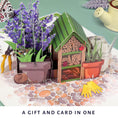 Load image into Gallery viewer, Lavender Pop Up Card