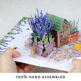 Load image into Gallery viewer, Lavender Pop Up Card