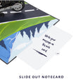 Load image into Gallery viewer, Harley Davidson Motorbike Pop Up Birthday Card - Perfect For Fathers Day Card - image showing slide out notecard to write your message on