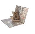 Load image into Gallery viewer, Palace Of Westminster Pop Up Card Half Open at 90 Degrees