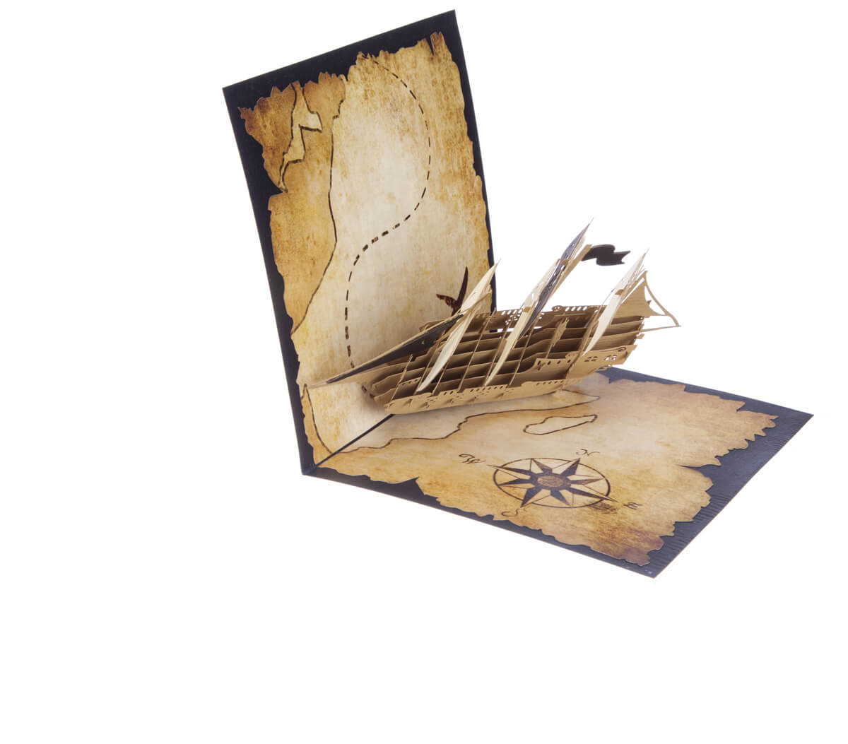 Pirate Ship Pop Up Card