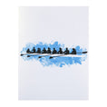 Load image into Gallery viewer, Rowing Pop Up Card - 8 Rowers Men and Women - Card Cover Image
