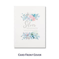 Load image into Gallery viewer, Silver Wedding Anniversary Card for a 25th Wedding Anniversary gift - front cover image which reads 'silver weddings deserve celebrating'