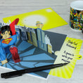 Load image into Gallery viewer, DC Comics Superman Birthday Pop Up Card - Slide Out Note Card