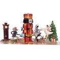 Load image into Gallery viewer, The Nutcracker Pop Up Card. Close Up Image of the 3D Nutcracker On A White Surface