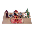 Load image into Gallery viewer, The Nutcracker Pop Up Card. Card Fully Open View From Above