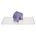 Load image into Gallery viewer, Wisteria Pop Up Card