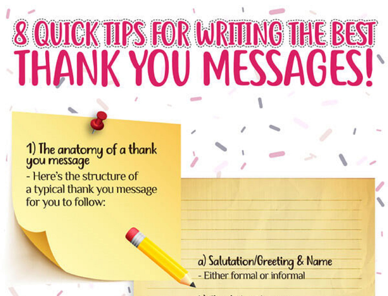 8 quick tips for writing the best thank you messages