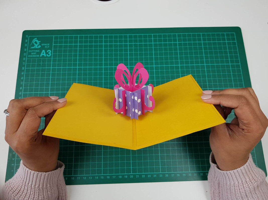 How to make pop up birthday cards step by step with template