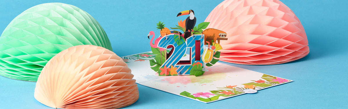 Beautiful pop-up card showcase