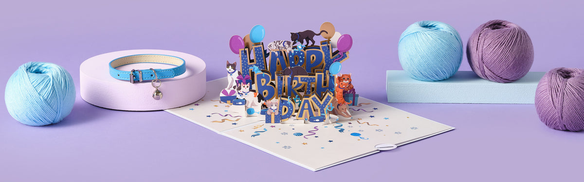 Beautiful pop-up card showcase