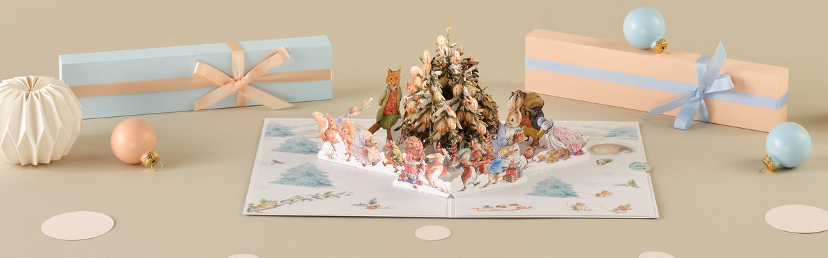 Beautiful pop-up card showcase