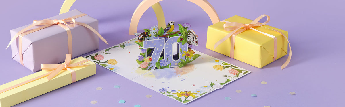 Beautiful pop-up card showcase