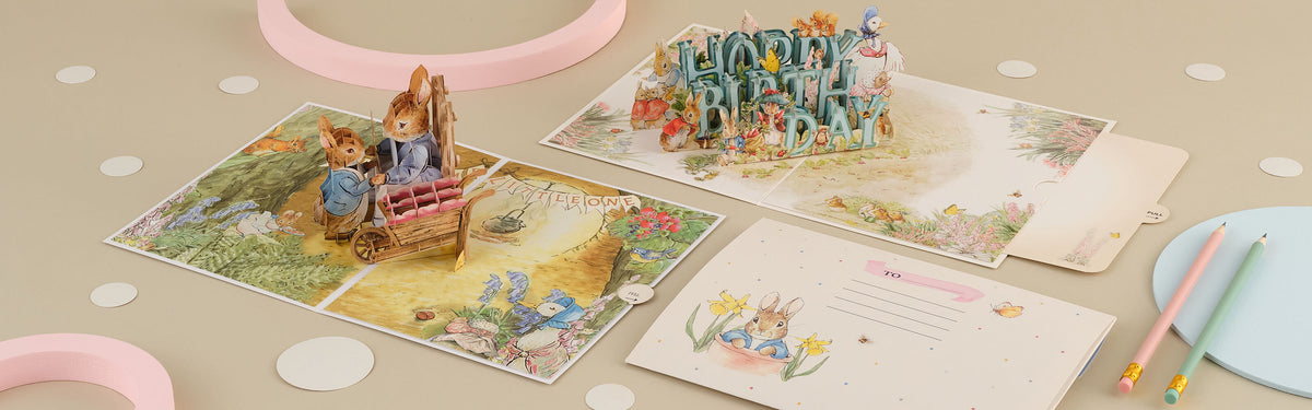 Beautiful pop-up card showcase